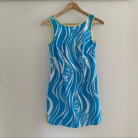 Lilly Pulitzer | Delia Shift Dress in Joe Fish - Picture 7 of 14